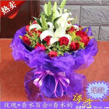 七夕情人节送女朋友什么？玫瑰，百合，有木有！